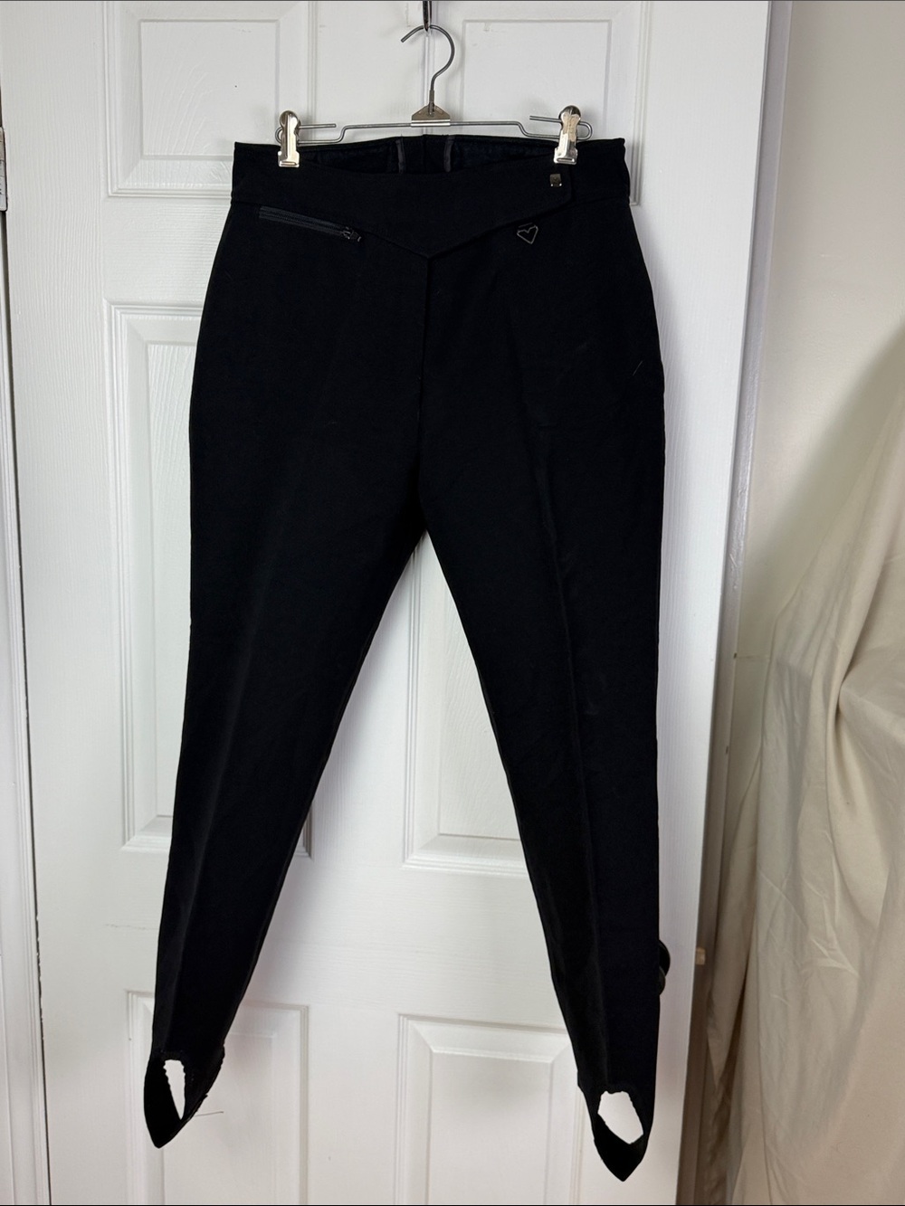 Vintage obermeyer stirrup ski pants women’s size 12 black